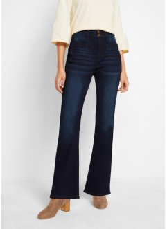 Jeans elasticizzati modellanti a vita alta Maite Kelly bootcut, bpc bonprix collection