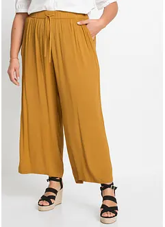 Pantaloni a palazzo in viscosa fluente, bonprix