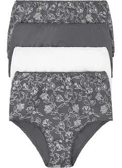 Slip a vita alta (pacco da 4), bonprix