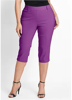 Pantaloni capri elasticizzati con elastico in vita, bonprix