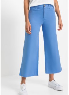 Pantaloni culotte in twill Bonprix Donna Abbigliamento Pantaloni e jeans Pantaloni Pantaloni culottes Blu 