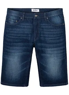 Bermuda di jeans elasticizzati con cavallo rafforzato, regular fit, bonprix