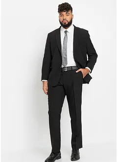 Completo (4 pezzi) giacca, pantaloni, camicia, cravatta, regular fit, bonprix
