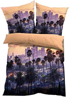 Biancheria da letto double-face con tramonto, bpc living bonprix collection