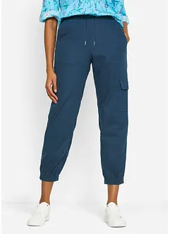 Pantaloni cargo in misto lino, bonprix