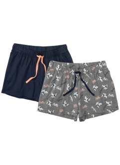 Pantaloni pigiama corti (pacco da 2), bpc bonprix collection