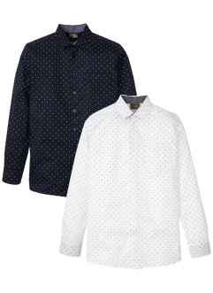 Camicia elegante (pacco da 2) slim fit, bpc selection