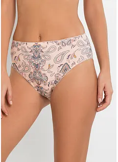 Slip alto con cotone comodo (pacco da 4), bonprix