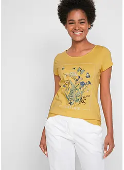 T-shirt in cotone con stampa, bonprix