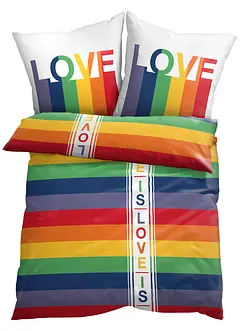 Biancheria da letto Pride con scritta, bonprix