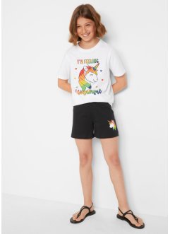 T-shirt Pride e shorts (set 2 pezzi), bpc bonprix collection