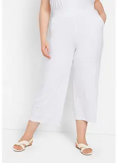 Pantaloni cropped in jersey, bonprix