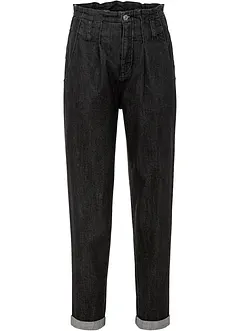 Mom jeans elasticizzati, a vita alta, bonprix