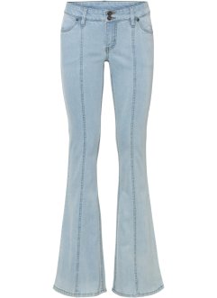Jeans a zampa con impunture in Positive Denim #1 Fabric, RAINBOW