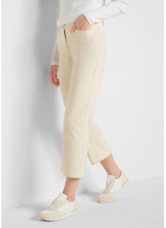 Pantaloni culotte con cinta elastica Bonprix Donna Abbigliamento Pantaloni e jeans Pantaloni Pantaloni culottes Bianco 