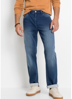 Jeans in felpa classic fit, straight, John Baner JEANSWEAR