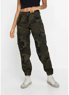 Pantaloni cargo camouflage, bonprix