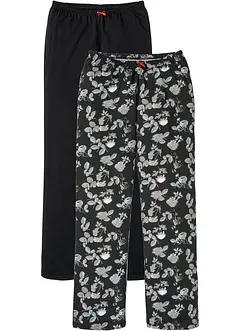 Pantaloni pigiama lunghi (pacco da 2), bonprix