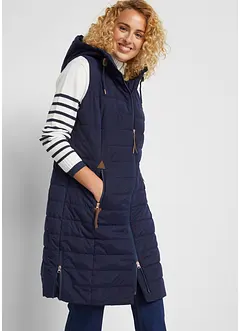 Gilet trapuntato lungo, bonprix