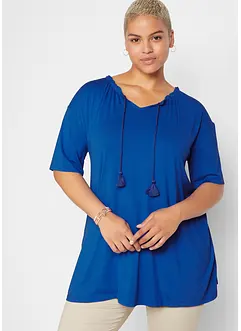 Maglia lunga in misto viscosa, bonprix