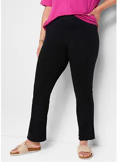 Leggings svasati in misto cotone (pacco da 2), bonprix