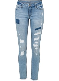 Jeans super skinny con poliestere riciclato, RAINBOW