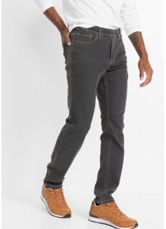 Jeans termici con elastico in vita regular fit, straight (pacco da 2), John Baner JEANSWEAR