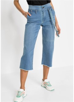 Culotte di jeans con cintura, RAINBOW