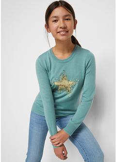 Maglione con paillettes, bpc bonprix collection