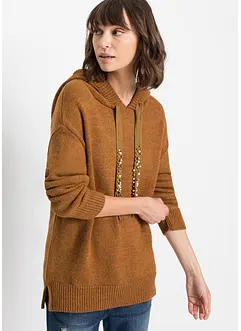 Maglione con cappuccio, bonprix