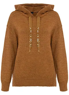 Maglione con cappuccio, bonprix