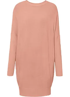 Maglione lungo in misto viscosa, bonprix