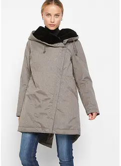 Parka tecnico con pile teddy, bonprix