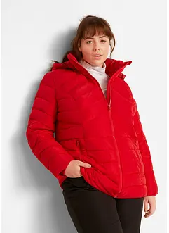 Giacca trapuntata leggera con cappuccio rimovibile, bonprix