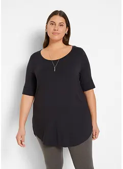 Maglia lunga in morbida viscosa, bonprix