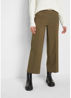 Bonprix Donna Abbigliamento Pantaloni e jeans Pantaloni Pantaloni culottes Beige Pantaloni culotte in misto lino 
