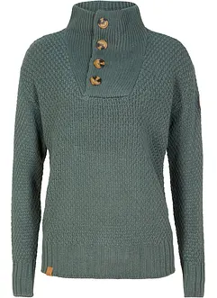 Maglione strutturato con bottoni, bonprix