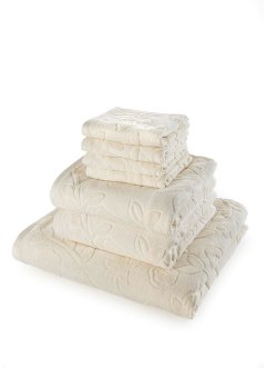Asciugamano con struttura a rilievo, bpc living bonprix collection