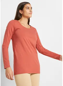 Maglia lunga con cotone biologico (pacco da 2), bonprix