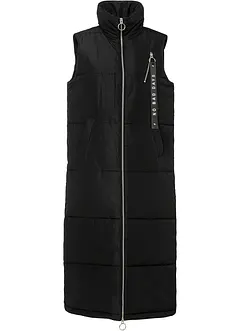 Gilet lungo in poliestere riciclato, bonprix