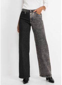 Jeans larghi in color block, RAINBOW