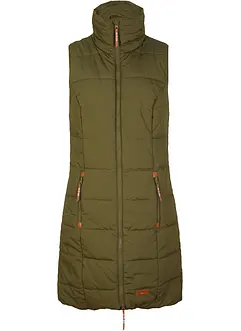 Gilet lungo a collo alto, bonprix