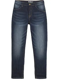 Jeans termici con fodera in pile slim fit, bonprix