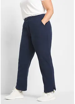 Pantaloni in pile, taglio diritto, bonprix