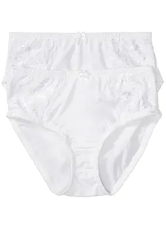 Slip alto (pacco da 2), bonprix