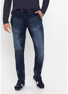 Jeans di felpa slim fit, straight, bonprix