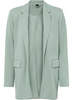 Blazer in jersey lungo con tasche, bonprix