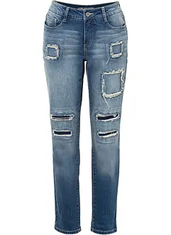 Jeans boyfriend con zone sdrucite, bonprix