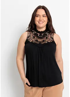 Top con pizzo, bonprix