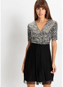 Miniabito con paillettes, bonprix